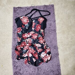 Floral Women's Intimate Bodysuit